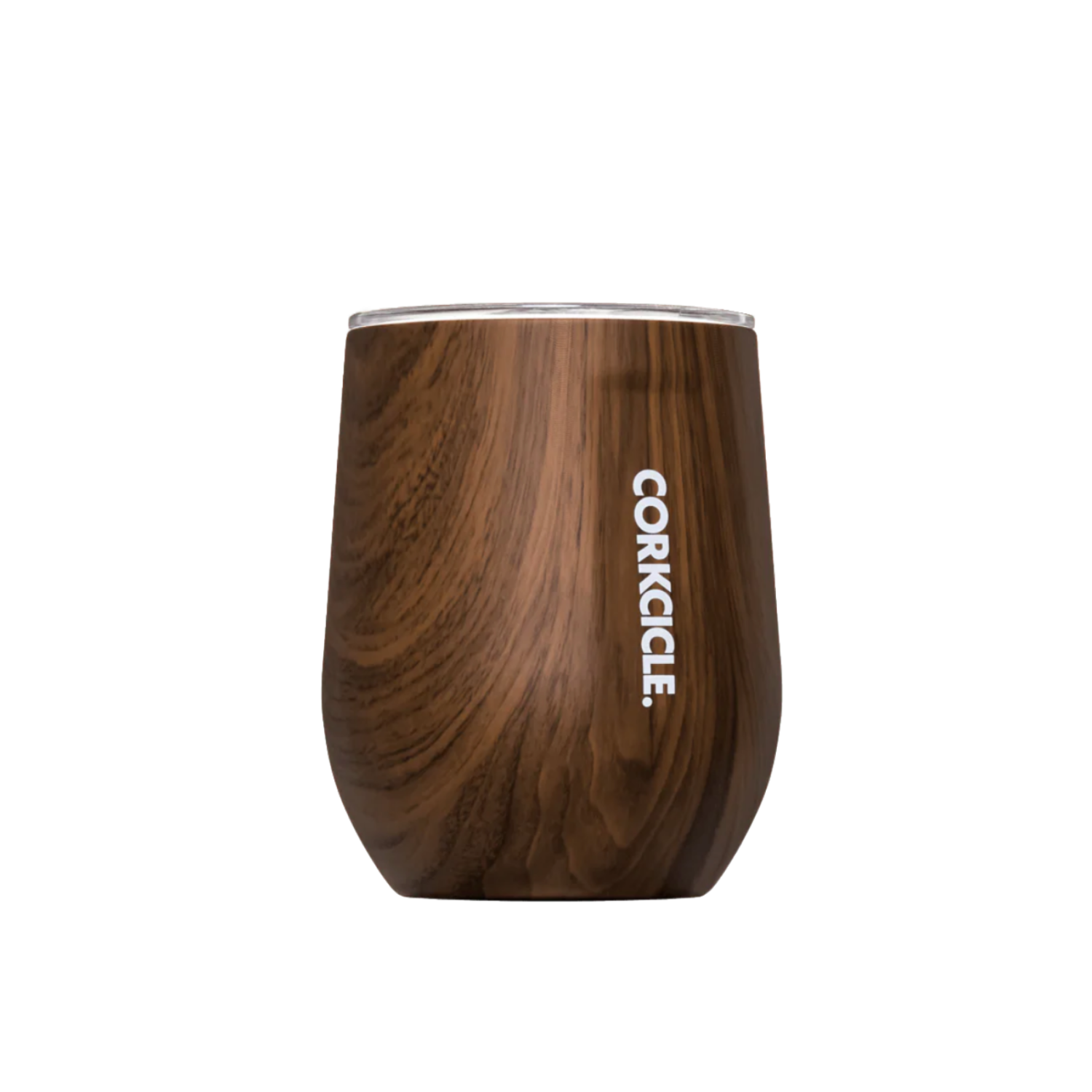 CORKCICLE : STEMLESS WALNUT WOOD 12OZ