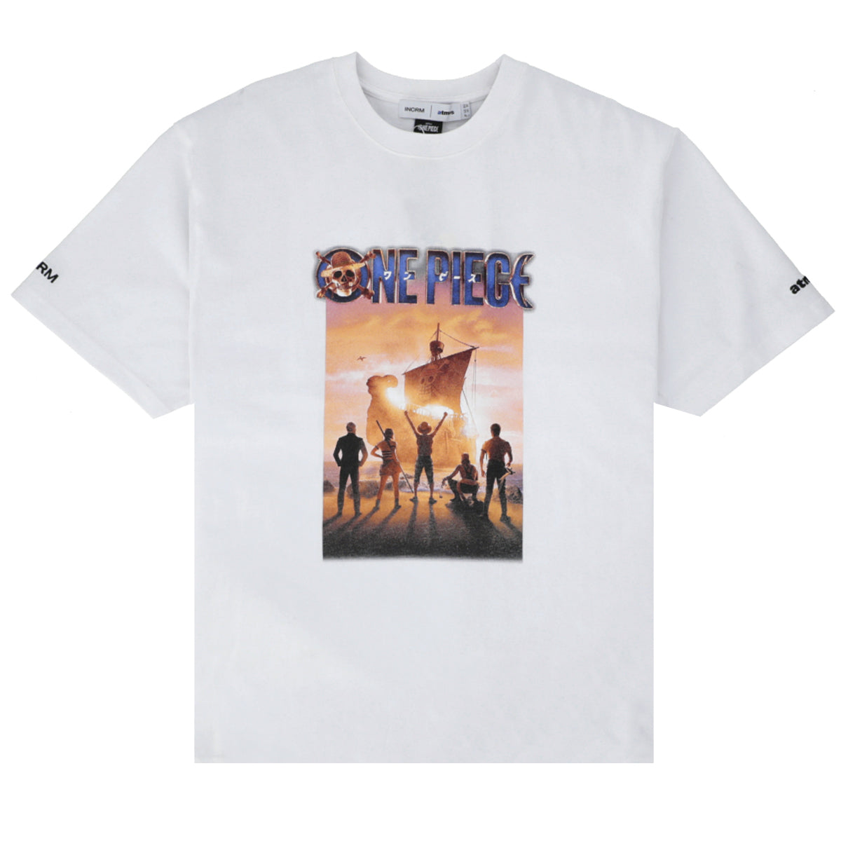 atmos × ONE PIECE × INCRM T-SHIRT