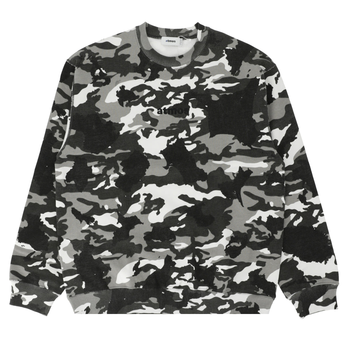 ATMOS Embroidery Classic Logo Crew Neck Sweatshirt