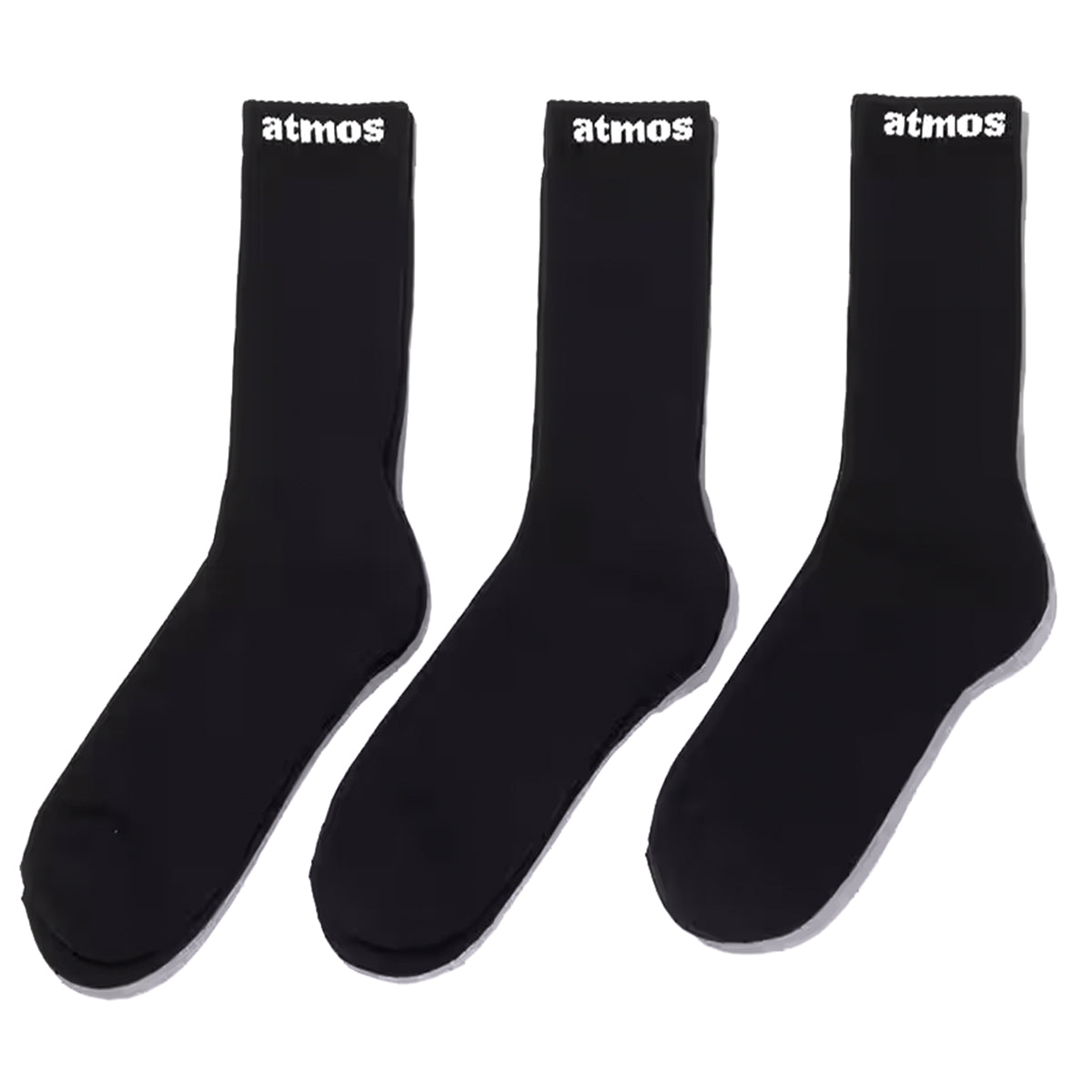 atmos SMALL JACQUARD LOGO 3P SOCKS