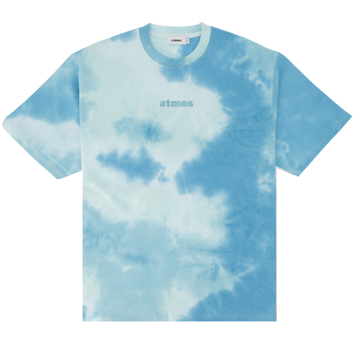 EMBROIDERY CLASSIC LOGO TIE-DYE T-SHIRT