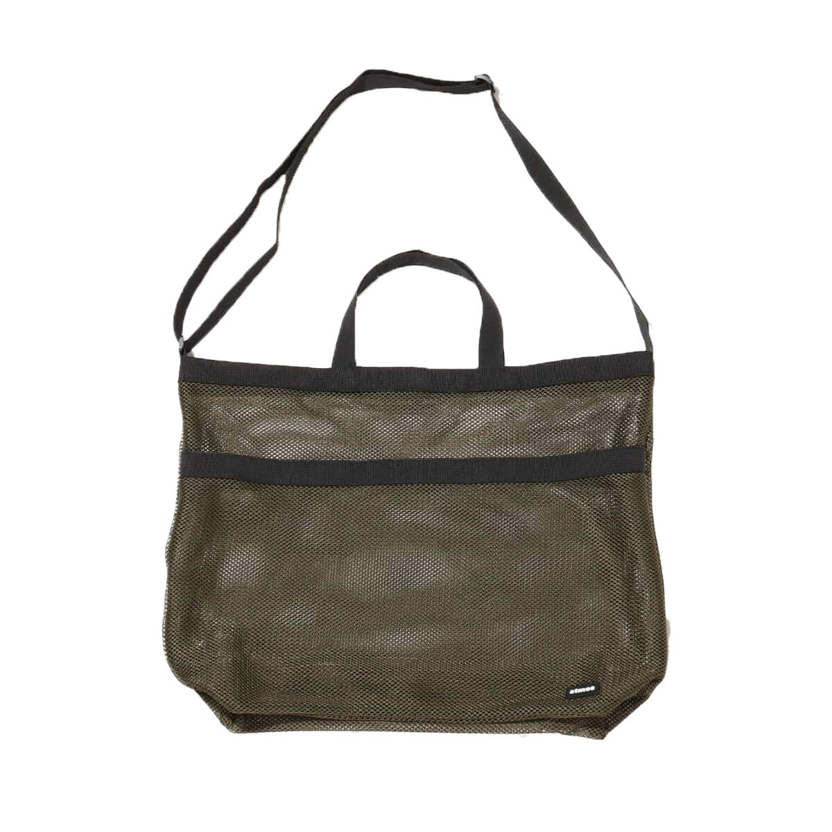 2 WAY MESH TOTE BAG KHAKI