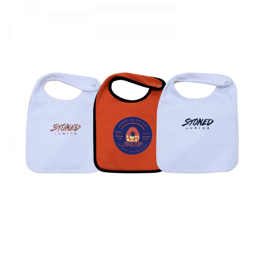 STONED & CO Stoned Junior Baby Bib Set