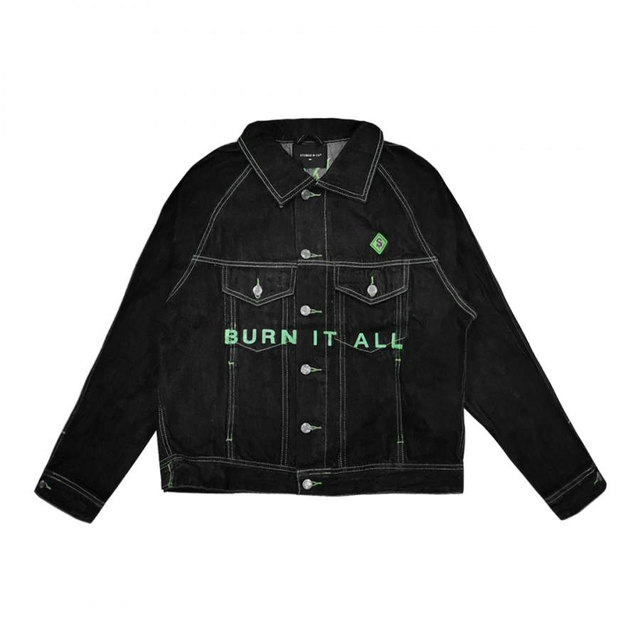STONED & CO INCANDESCENCE BLAZE DENIM JACKET